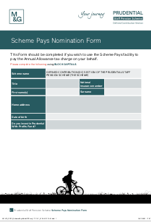 Scheme Pays Nomination Form image